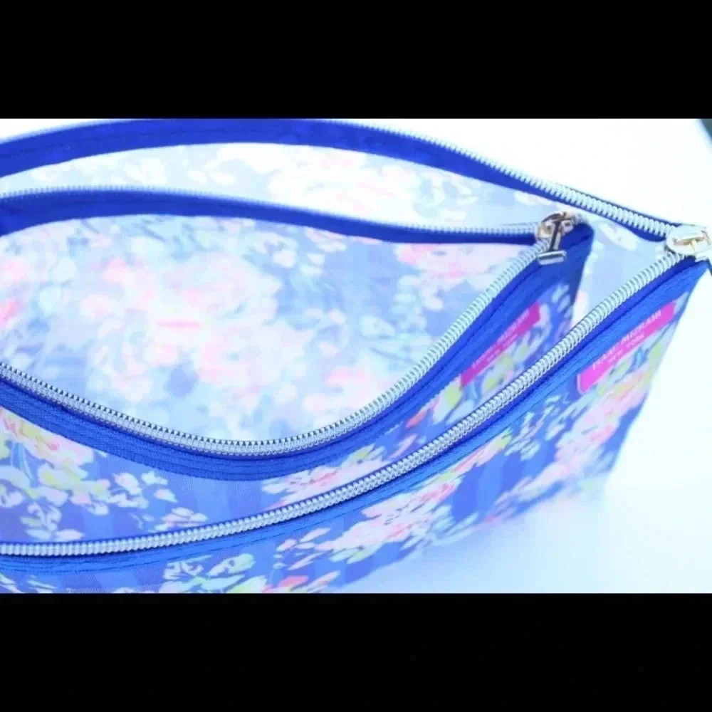 NWOT Isaac Mizrahi cosmetic bags